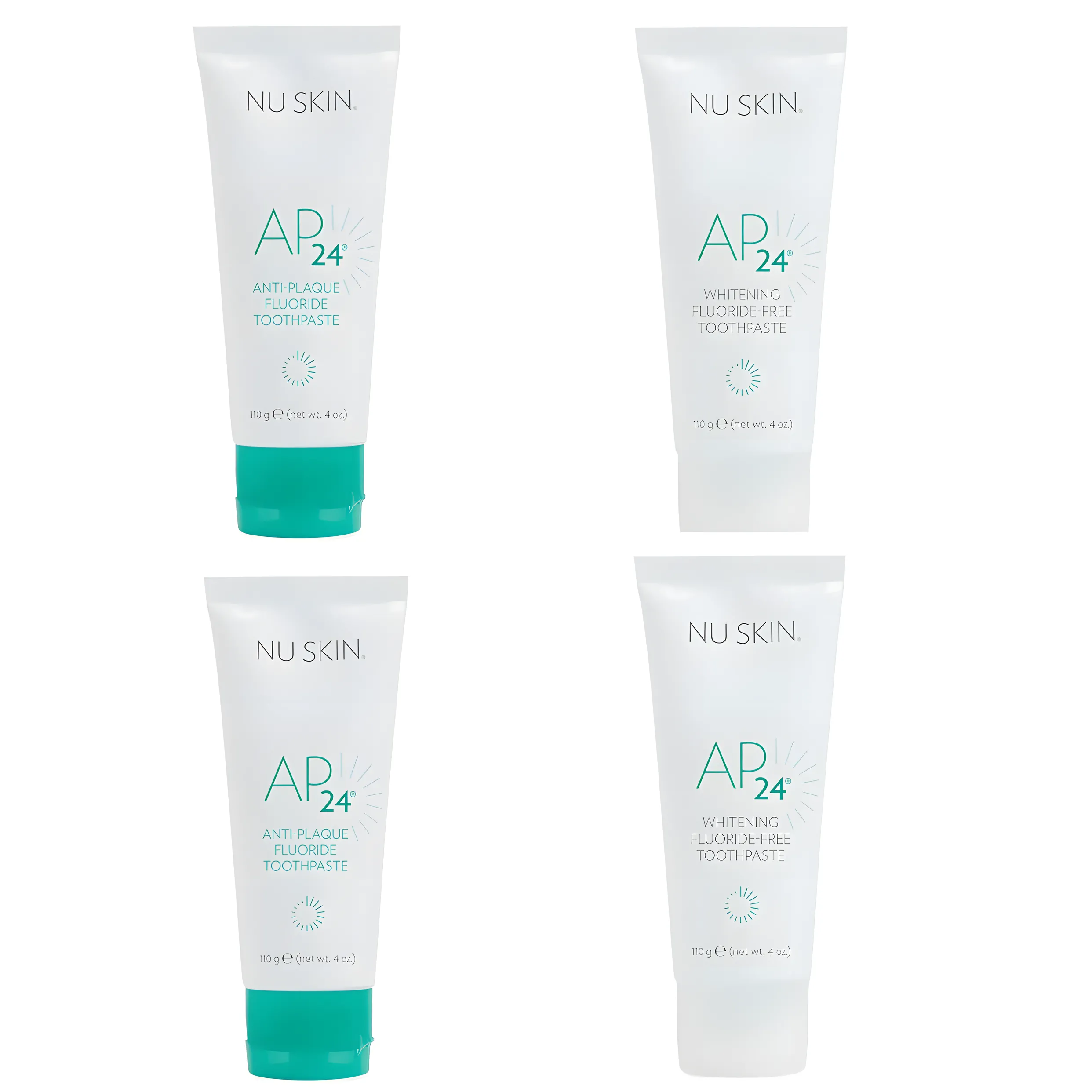 AP24® Toothpaste Anti-Plaque & Whitening Fluoride-Free Twin Pack | NuGlowSkin 1 AP24® Toothpaste Anti-Plaque & Whitening Fluoride-Free Twin Pack | NuGlowSkin