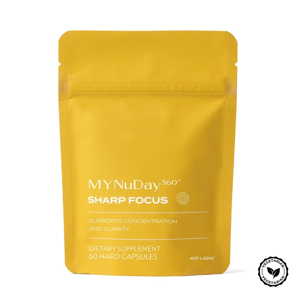 MYNuDay360® Sharp Focus – Brain Boost & Concentration Support Supplement 1 MYNuDay360® Sharp Focus – Brain Boost & Concentration Support Supplement