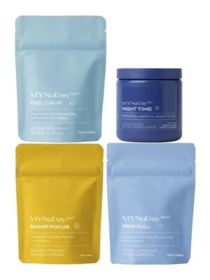 MYNuDay360™ Supplement Kit – Complete Daily System for Focus, Calm & Sleep